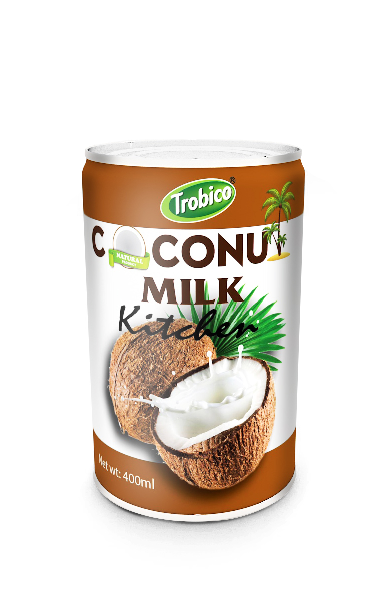 coconut milk for cooking 400ml TROBICO OEM Beverage Manufacturers